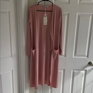 Grace Karin Blush Pink Lounge Robe